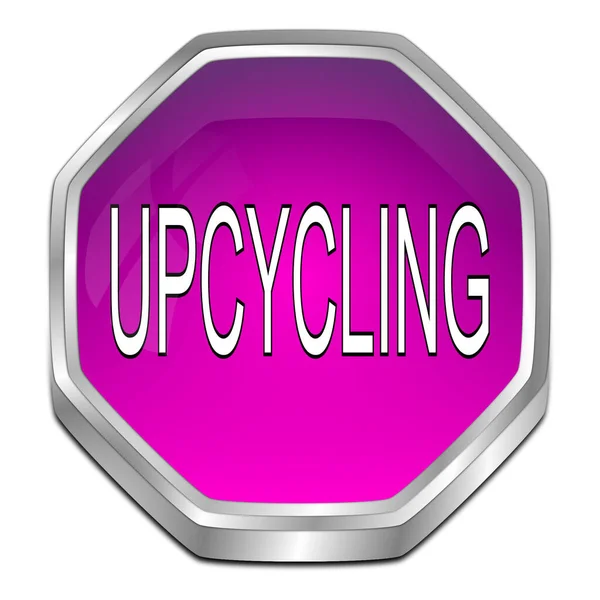 Upcycling Button Purple Illustration — Stock Photo, Image