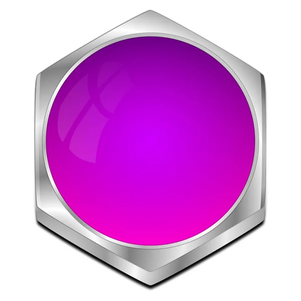 Blank Button Purple Illustration — Stock Photo, Image