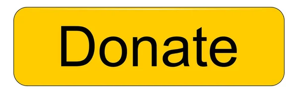Doar Botão Amarelo Sobre Fundo Branco Ilustração — Fotografia de Stock