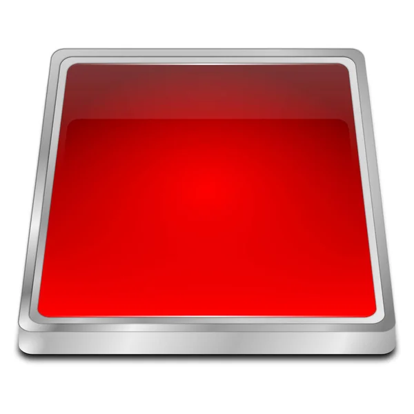 Порожня Кнопка Червона Ілюстрація — стокове фото
