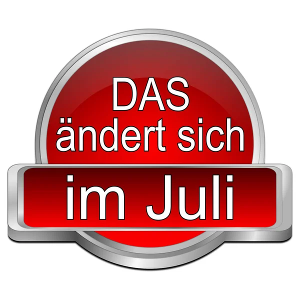 Das Ist Neu Juli Illustration — Stockfoto