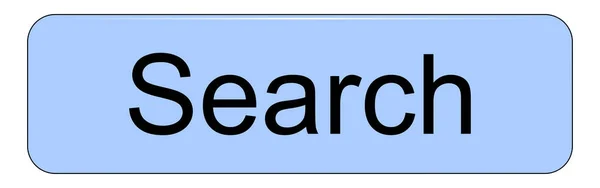 Кнопка Пошуку Пастельний Синій Білому Тлі Ілюстрація — стокове фото