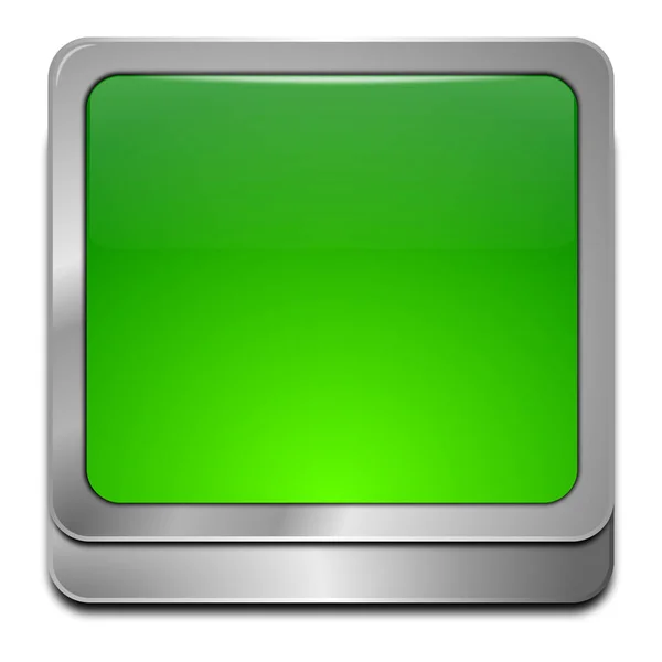 Κενό Κουμπί Πράσινο Εικονογράφηση — Φωτογραφία Αρχείου