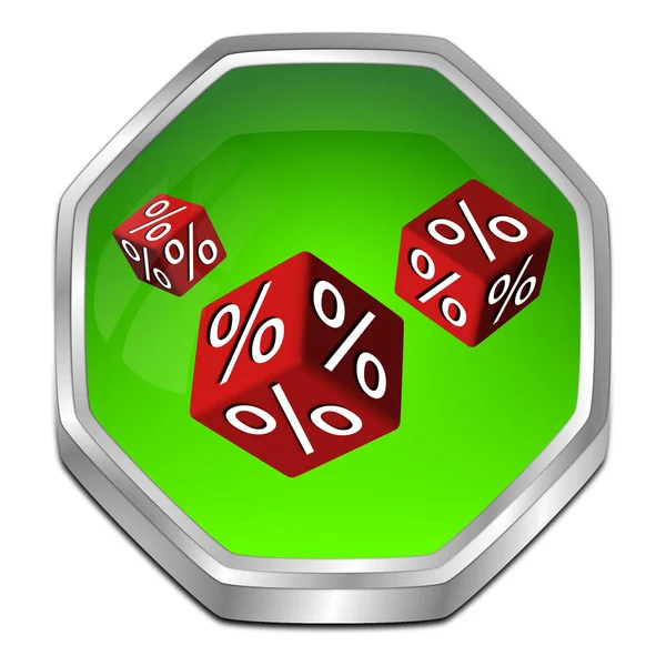 Discount Button Green Red Illustration — Stock Photo, Image
