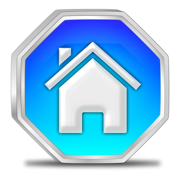 Home Button — Stock Photo, Image