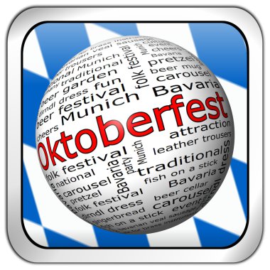 Oktoberfest wordcloud düğmesi