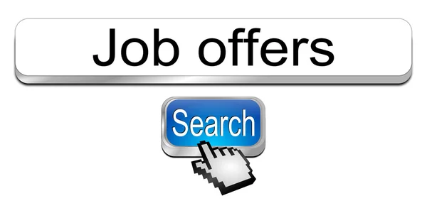 Internet motor de búsqueda de ofertas de empleo —  Fotos de Stock