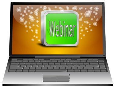 laptop ile webinar