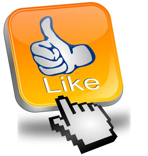 Thumb up App — Stock Photo, Image