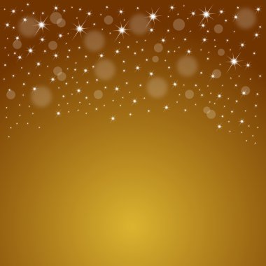 Yıldızlı ve kar taneli Noel arkaplanı