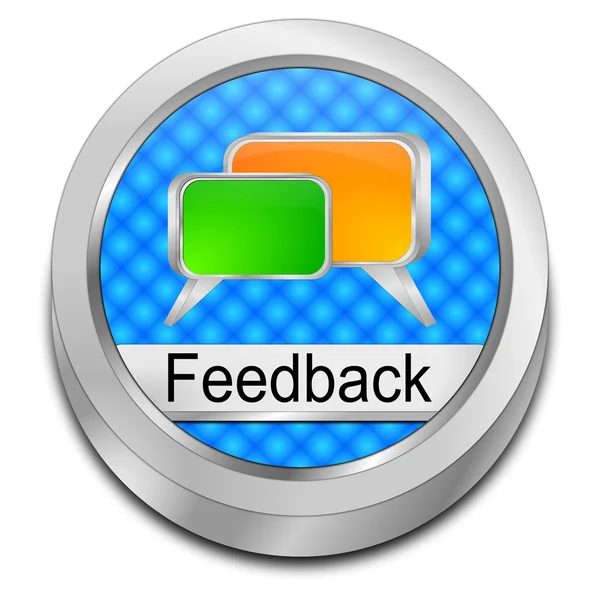 Botão de feedback — Fotografia de Stock