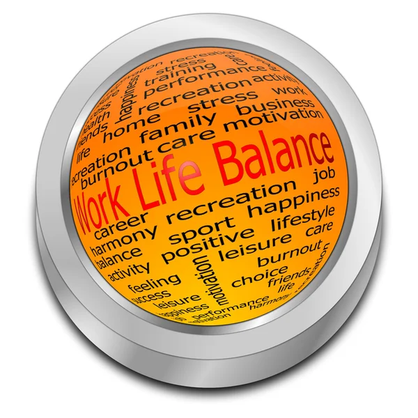 Work Life Balance wordcloud — Stock Photo, Image