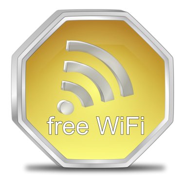 Ücretsiz Wi-Fi Kablosuz düğmesi