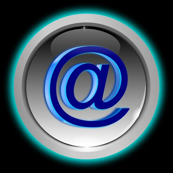 Pulsante e-mail — Foto Stock