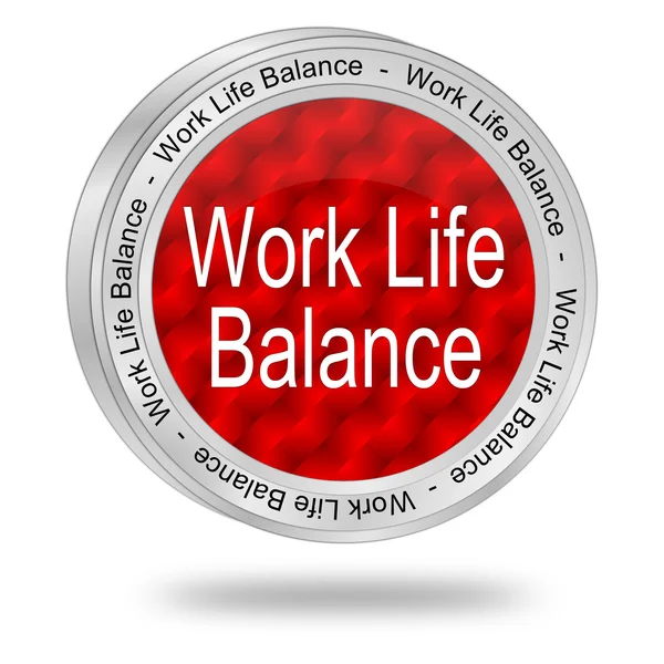 Work Life Balance button — Stock Photo, Image