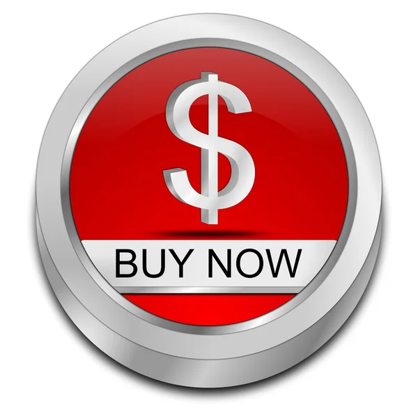 Buy now Button with Dollar symbol — Stock Photo, Image