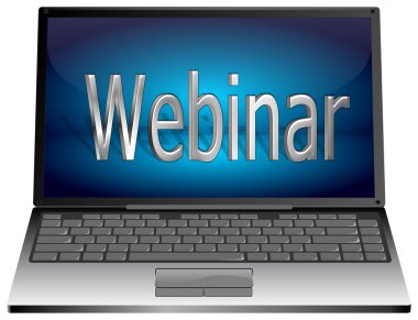 laptop ile webinar