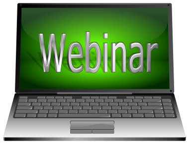 laptop ile webinar