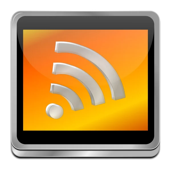 Wireless WiFi Wlan button — Stock Photo, Image