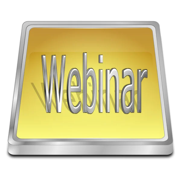 Pulsante Webinar — Foto Stock