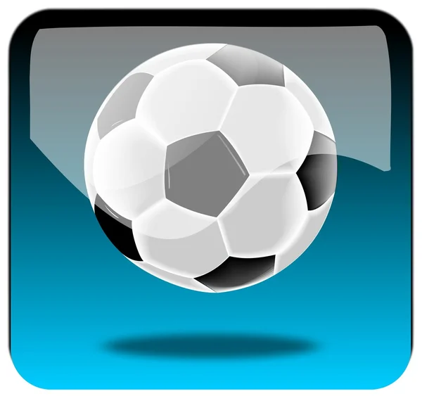 Aplicación de fútbol — Foto de Stock