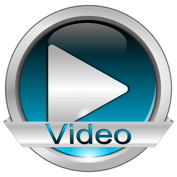 Play video düğmesi — Stok fotoğraf