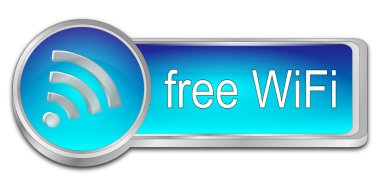 Ücretsiz Wi-Fi Kablosuz düğmesi