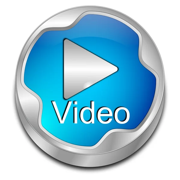 Play video Button — Stock Photo, Image