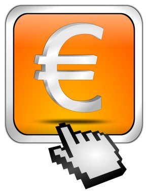euro simgesi imleç düğmesi