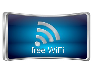 Ücretsiz Wi-Fi Kablosuz düğmesi