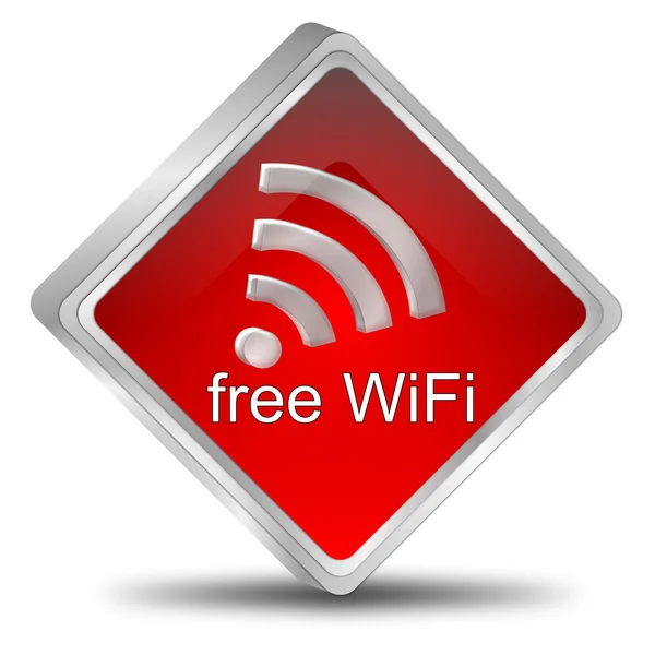 Pulsante WiFi wireless gratuito — Foto Stock