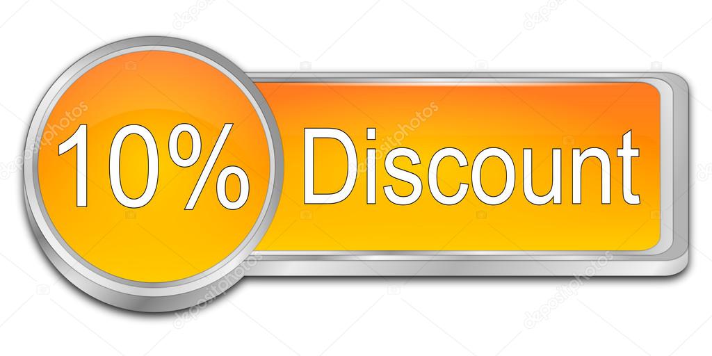 ten percent Discount Button