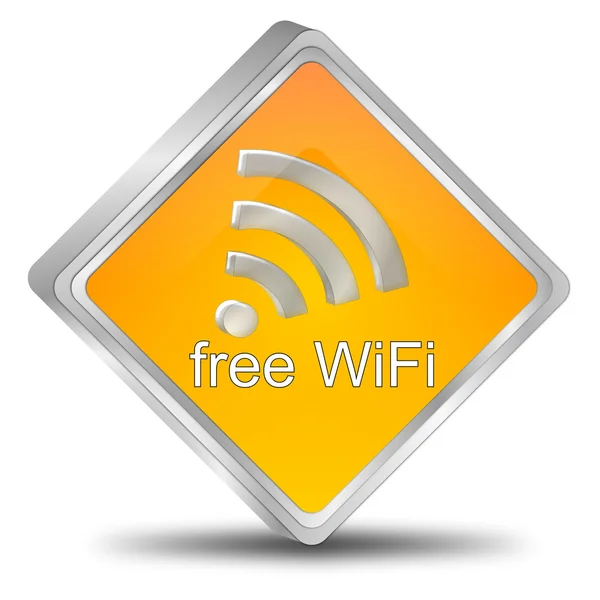 Кнопка WiFi — стоковое фото