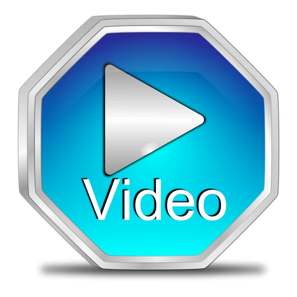 Play video Button — Stock Photo, Image