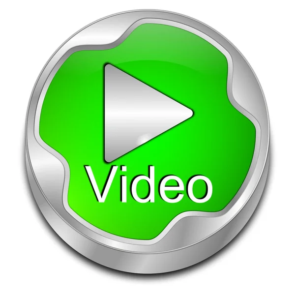 Play video Button — Stock Photo, Image