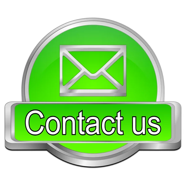 Button contact us — Stock Photo, Image