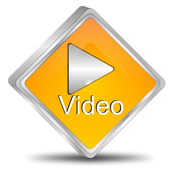 Play video Button — Stock Photo, Image