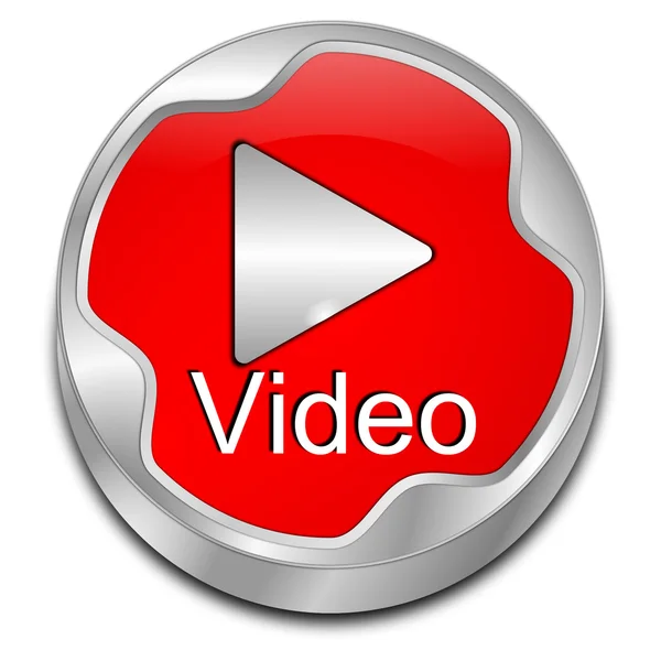 Play video Button — Stock Photo, Image