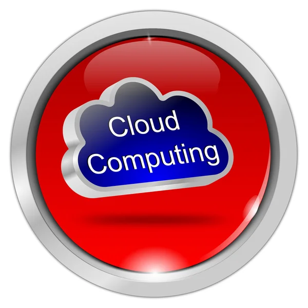 Knop cloud computing — Stockfoto
