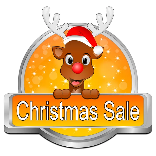 Christmas Sale button — Stock Photo, Image