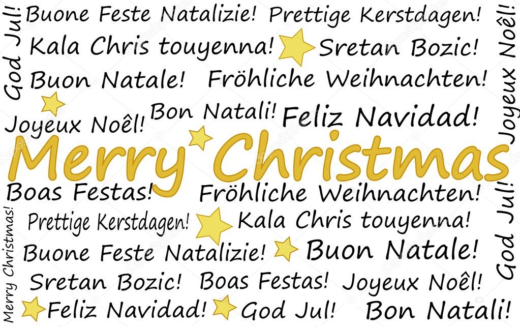 Merry Christmas wordcloud