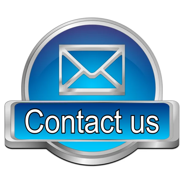 Button contact us — Stock Photo, Image