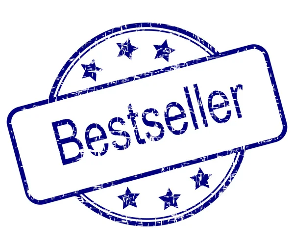 Резиновая марка Бестселлера — стоковое фото