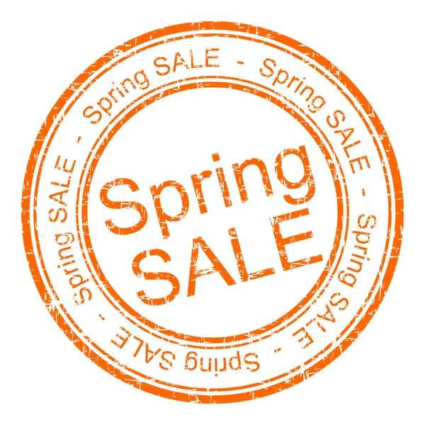Spring sale rubber stamp — Stock Photo, Image