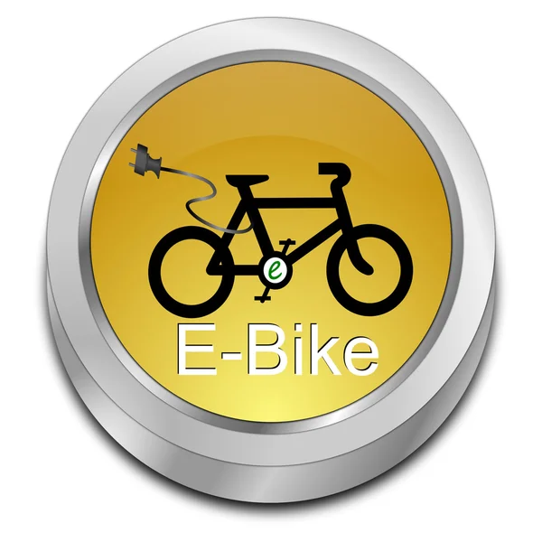 Botão E-Bike — Fotografia de Stock
