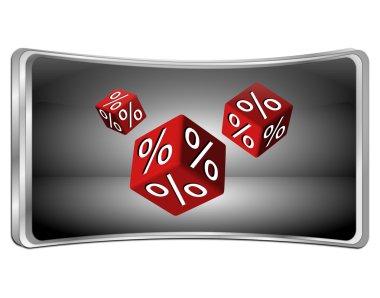 Gümüş iskonto düğmesini