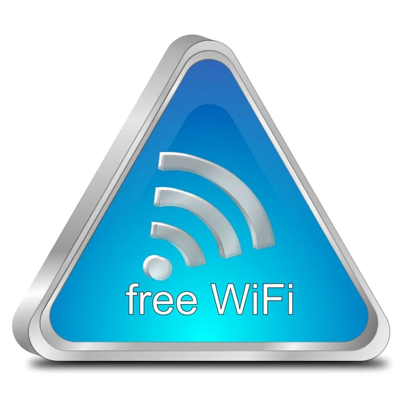 Кнопка WiFi — стоковое фото