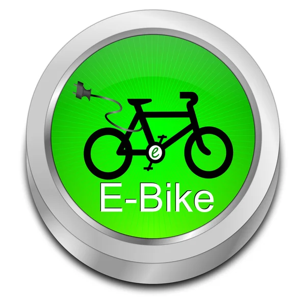 Botão E-Bike — Fotografia de Stock