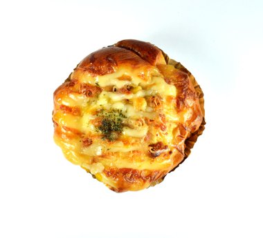 rendelenmiş domuz eti ve mayonez ekmeğine kurutulmuş