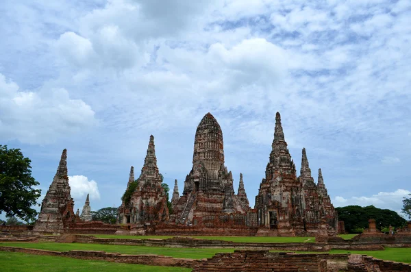 Großer historischer Tempel von Ayudthaya Thailand — Stockfoto